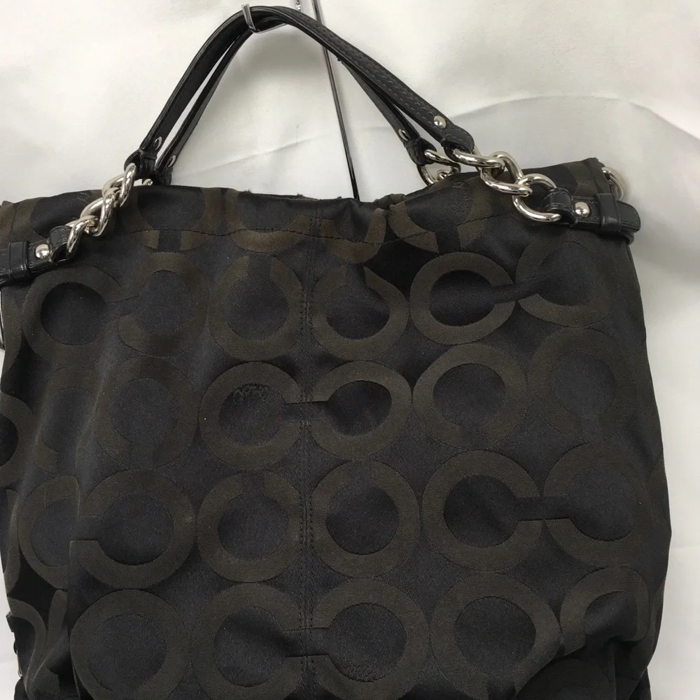 Coach Brooke Signature Sateen Hobo Shoulder Handbag Purse ✅Offers Welcome - Picture 7 of 13